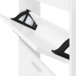 vidaXL Schuhschrank Hochglanz-Weiß 59x17x150 cm Holzwerkstoff vidaXL Schuhschrank Hochglanz-Weiß 59x17x150 cm Holzwerkstoff