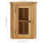 vidaXL Wand-Eckschrank 45 x 28 x 60 cm Eiche Massivholz vidaXL Wand-Eckschrank 45 x 28 x 60 cm Eiche Massivholz
