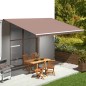 vidaXL Markisenbespannung Braun 5x3,5 m vidaXL Markisenbespannung Braun 5x3,5 m