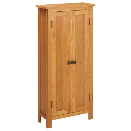 vidaXL Schrank 50x22x110 cm Massivholz Eiche