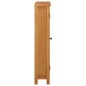 vidaXL Schrank 50x22x110 cm Massivholz Eiche vidaXL Schrank 50x22x110 cm Massivholz Eiche