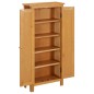 vidaXL Schrank 50x22x110 cm Massivholz Eiche vidaXL Schrank 50x22x110 cm Massivholz Eiche