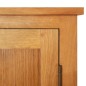 vidaXL Schrank 50x22x110 cm Massivholz Eiche vidaXL Schrank 50x22x110 cm Massivholz Eiche