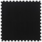 vidaXL Gummi-Bodenfliese Schwarz 12 mm 100x100 cm vidaXL Gummi-Bodenfliese Schwarz 12 mm 100x100 cm