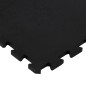vidaXL Gummi-Bodenfliese Schwarz 12 mm 100x100 cm vidaXL Gummi-Bodenfliese Schwarz 12 mm 100x100 cm