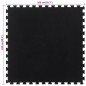 vidaXL Gummi-Bodenfliese Schwarz 12 mm 100x100 cm vidaXL Gummi-Bodenfliese Schwarz 12 mm 100x100 cm