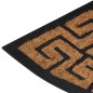 vidaXL Fußmatte Halbrund 45x75 cm Gummi und Kokosfaser vidaXL Fußmatte Halbrund 45x75 cm Gummi und Kokosfaser