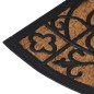 vidaXL Fußmatte Halbrund 45x75 cm Gummi und Kokosfaser vidaXL Fußmatte Halbrund 45x75 cm Gummi und Kokosfaser