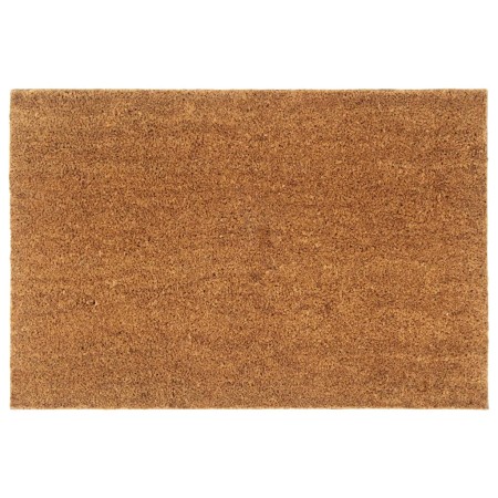 vidaXL Fußmatte Natur 60x90 cm Kokosfaser Getuftet