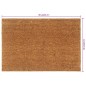 vidaXL Fußmatte Natur 60x90 cm Kokosfaser Getuftet vidaXL Fußmatte Natur 60x90 cm Kokosfaser Getuftet