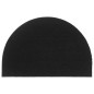 vidaXL Fußmatte Schwarz Halbrund 60x90 cm Kokosfaser Getuftet vidaXL Fußmatte Schwarz Halbrund 60x90 cm Kokosfaser Getuftet