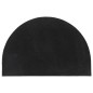 vidaXL Fußmatte Schwarz Halbrund 60x90 cm Kokosfaser Getuftet vidaXL Fußmatte Schwarz Halbrund 60x90 cm Kokosfaser Getuftet