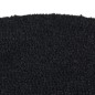 vidaXL Fußmatte Schwarz Halbrund 60x90 cm Kokosfaser Getuftet vidaXL Fußmatte Schwarz Halbrund 60x90 cm Kokosfaser Getuftet
