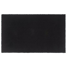 vidaXL Fußmatte Schwarz 90x150 cm Kokosfaser Getuftet