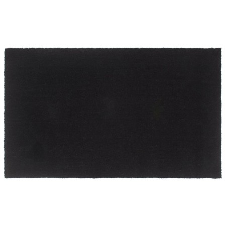 vidaXL Fußmatte Schwarz 90x150 cm Kokosfaser Getuftet