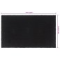 vidaXL Fußmatte Schwarz 90x150 cm Kokosfaser Getuftet vidaXL Fußmatte Schwarz 90x150 cm Kokosfaser Getuftet