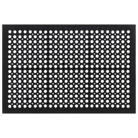 vidaXL Fußmatte Rechteckig 60x90 cm Gummi