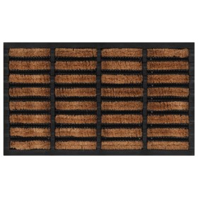 vidaXL Fußmatte Rechteckig 45x75 cm Gummi und Kokosfaser