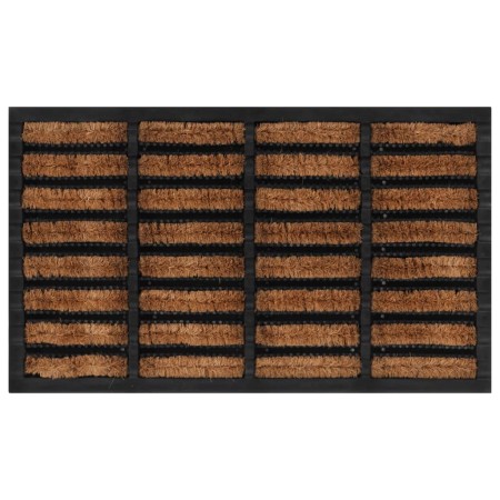 vidaXL Fußmatte Rechteckig 45x75 cm Gummi und Kokosfaser