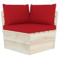 Garten-Paletten-Ecksofa mit Kissen Imprägniertes Fichtenholz Garten-Paletten-Ecksofa mit Kissen Imprägniertes Fichtenholz