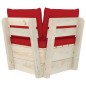 Garten-Paletten-Ecksofa mit Kissen Imprägniertes Fichtenholz Garten-Paletten-Ecksofa mit Kissen Imprägniertes Fichtenholz