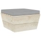 Garten-Paletten-Hocker mit Kissen Imprägniertes Fichtenholz Garten-Paletten-Hocker mit Kissen Imprägniertes Fichtenholz
