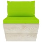 vidaXL Garten-Palettensofa 3-Sitzer mit Kissen Fichtenholz vidaXL Garten-Palettensofa 3-Sitzer mit Kissen Fichtenholz
