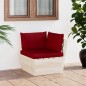 vidaXL Garten-Paletten-Ecksofa mit Kissen Imprägniertes Fichtenholz vidaXL Garten-Paletten-Ecksofa mit Kissen Imprägniertes Fichtenholz