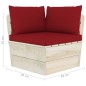 vidaXL Garten-Paletten-Ecksofa mit Kissen Imprägniertes Fichtenholz vidaXL Garten-Paletten-Ecksofa mit Kissen Imprägniertes Fichtenholz