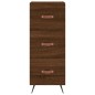 Highboard Braun Eichen-Optik 34,5x34x180 cm Holzwerkstoff Highboard Braun Eichen-Optik 34,5x34x180 cm Holzwerkstoff