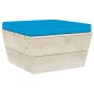 vidaXL Garten-Paletten-Hocker mit Kissen Imprägniertes Fichtenholz vidaXL Garten-Paletten-Hocker mit Kissen Imprägniertes Fichtenholz