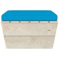 vidaXL Garten-Paletten-Hocker mit Kissen Imprägniertes Fichtenholz vidaXL Garten-Paletten-Hocker mit Kissen Imprägniertes Fichtenholz