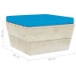 vidaXL Garten-Paletten-Hocker mit Kissen Imprägniertes Fichtenholz vidaXL Garten-Paletten-Hocker mit Kissen Imprägniertes Fichtenholz