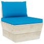 Garten-Palettensofa 3-Sitzer mit Kissen Fichtenholz Garten-Palettensofa 3-Sitzer mit Kissen Fichtenholz