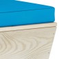 Garten-Palettensofa 3-Sitzer mit Kissen Fichtenholz Garten-Palettensofa 3-Sitzer mit Kissen Fichtenholz
