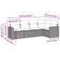 vidaXL 5-tlg. Garten-Sofagarnitur mit Kissen Schwarz Poly Rattan vidaXL 5-tlg. Garten-Sofagarnitur mit Kissen Schwarz Poly Rattan
