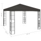 vidaXL Pavillon 3×3 m Anthrazit vidaXL Pavillon 3×3 m Anthrazit