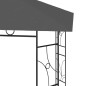 vidaXL Pavillon 4x3x2,7 m Anthrazit 160 g/m² vidaXL Pavillon 4x3x2,7 m Anthrazit 160 g/m²