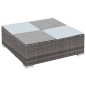 vidaXL 8-tlg. Garten-Lounge-Set mit Kissen Poly Rattan Grau vidaXL 8-tlg. Garten-Lounge-Set mit Kissen Poly Rattan Grau