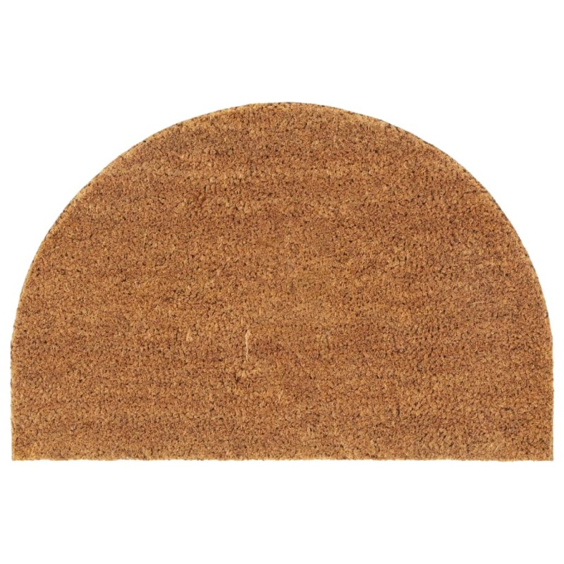 vidaXL Fußmatte Natur Halbrund 40x60 cm Kokosfaser Getuftet vidaXL Fußmatte Natur Halbrund 40x60 cm Kokosfaser Getuftet