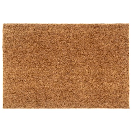 vidaXL Fußmatte Natur 60x90 cm Kokosfaser Getuftet