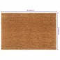 vidaXL Fußmatte Natur 60x90 cm Kokosfaser Getuftet vidaXL Fußmatte Natur 60x90 cm Kokosfaser Getuftet