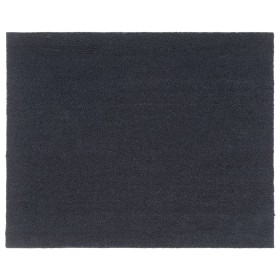 vidaXL Fußmatte Dunkelgrau 80x100 cm Kokosfaser Getuftet