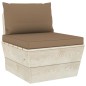 Garten-Palettensofa 4-Sitzer mit Kissen Fichtenholz Garten-Palettensofa 4-Sitzer mit Kissen Fichtenholz