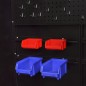 vidaXL Werkzeugschrank mit 2 Türen Stahl 90x40x180 cm Schwarz/Rot vidaXL Werkzeugschrank mit 2 Türen Stahl 90x40x180 cm Schwarz/Rot