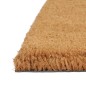vidaXL Fußmatte Natur Halbrund 60x90 cm Kokosfaser Getuftet vidaXL Fußmatte Natur Halbrund 60x90 cm Kokosfaser Getuftet