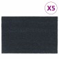 vidaXL Fußmatten 5 Stk. Dunkelgrau 40x60 cm Kokosfaser Getuftet vidaXL Fußmatten 5 Stk. Dunkelgrau 40x60 cm Kokosfaser Getuftet