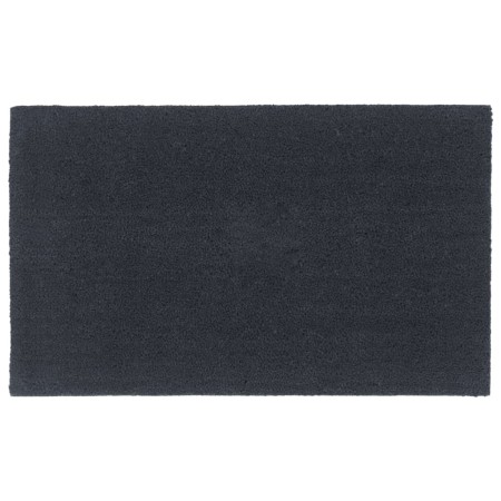 vidaXL Fußmatte Dunkelgrau 90x150 cm Kokosfaser Getuftet