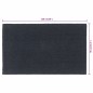 vidaXL Fußmatte Dunkelgrau 90x150 cm Kokosfaser Getuftet vidaXL Fußmatte Dunkelgrau 90x150 cm Kokosfaser Getuftet