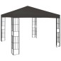 vidaXL Pavillon mit LED-Lichterkette 3x3 m Anthrazit vidaXL Pavillon mit LED-Lichterkette 3x3 m Anthrazit